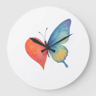 Sich selbst durch den Wandel lieben Große Wanduhr