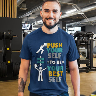 Sich selbst überzeugen / positive Motivation / Ihr T-Shirt
