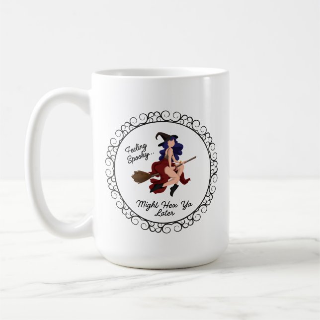 Sich spooky fühlen, verhexe dich später kaffeetasse (Links)