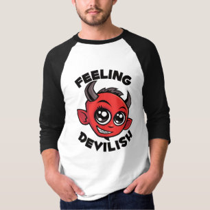 Sich teuflisch süß fühlender lächelnder Teufel T-Shirt