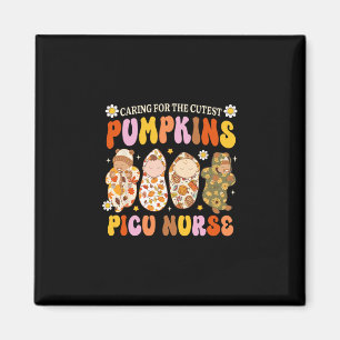 Sich um den süßesten Kürbis-Picu-Nurse-Herbst kümm Magnet