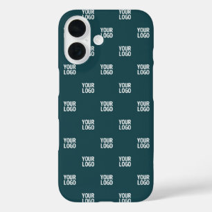Sich wiederholendes Bild, Design oder Logo Dunke iPhone 16 Hülle