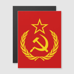 Sichel und Hammer, UdSSR, CCCP, Kommunismus Magneteinladung