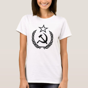 Sichel und Hammer, UdSSR, CCCP, Kommunismus T-Shirt
