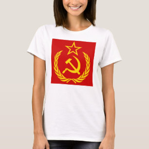 Sichel und Hammer, UdSSR, CCCP, Kommunismus T-Shirt