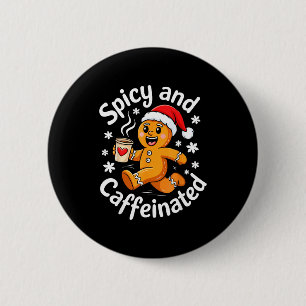 Sichel und koffeinhaltiges Shirt Männer Frauen Leb Button