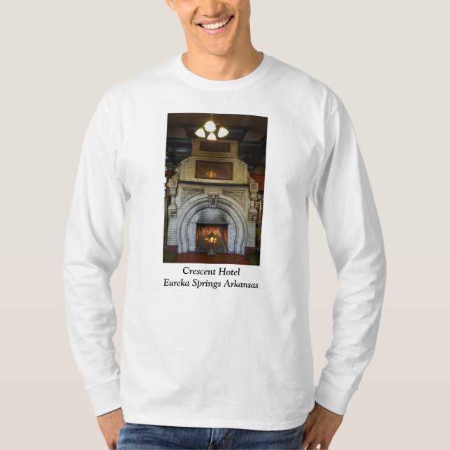 Sichelförmiger Hotel-Kamin T-Shirt (Vorderseite)