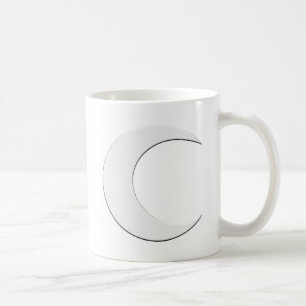 Sichelförmiger Mond Kaffeetasse