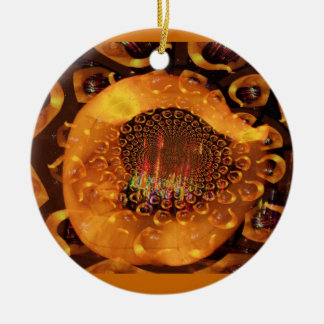 Sichelförmiger Mond-surreale Verzierung Keramik Ornament