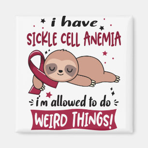 Sichelzellanämie Aufklärung Monat Bonbon Geschenke Magnet