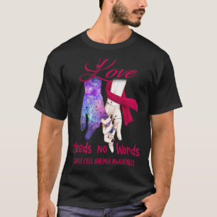 Sichelzellanämie Bewusstsein, Liebe braucht keine T-Shirt