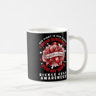 Sichelzellanämie Ihr Kampf ist meine Ehefrau-Hüfte Kaffeetasse
