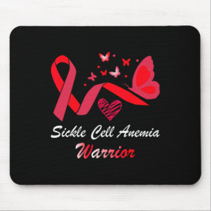 Sichelzellanämie Krieger Schmetterlingsunterstützu Mousepad