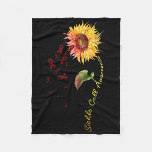 Sichelzellanerkenntnis Sonnenblume Fleecedecke