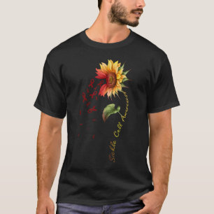 Sichelzellanerkenntnis Sonnenblume T-Shirt