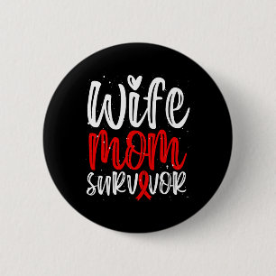 Sichelzellanerkennungsband Mutter Ehefrau Mama Sur Button