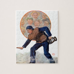 Sicher auf dem Mal Puzzle