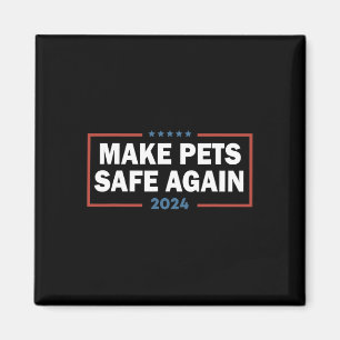 Sicher für Haustiere sorgen Trump Harris-Debatten Magnet