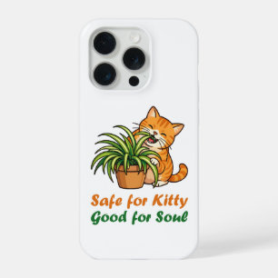 Sicher für Kitty, gut für die Seele Spinnepflanze  iPhone 15 Pro Hülle