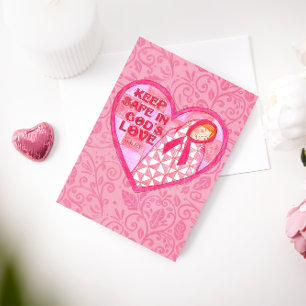 Sicher in Gottes Liebe behalten Valentinkarte Feiertagskarte