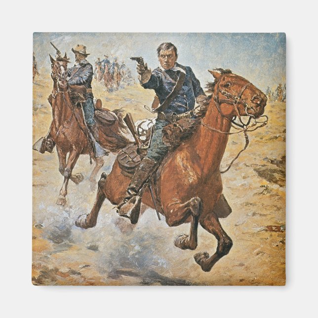 Sicher tot: ein U.S. Kavallerietrooper in den 1870 Magnet (Vorne)