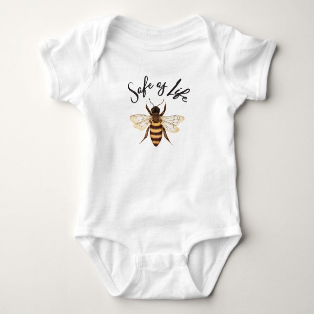 Sicher wie das Leben Baby Strampler (Vorderseite)