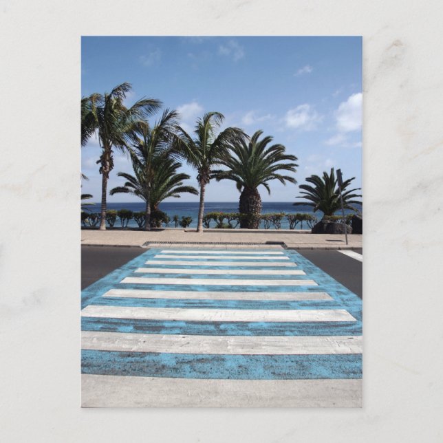 sichere Art zum Paradies Postkarte (Vorderseite)