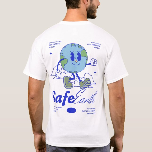 Sichere Erde T-Shirt (Rückseite)