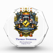 Sichere Fahrerauszeichnung LKW-Fahrer Anerkennung