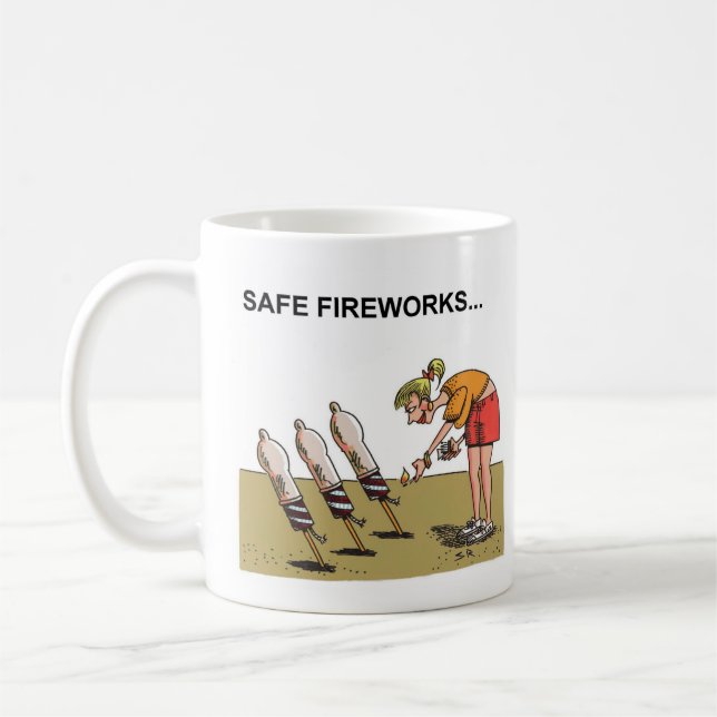 Sichere Fireworks-Tasse Tasse (Links)