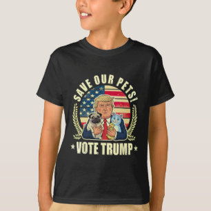 Sichere Haustiere für Trump Vance 2024 Ele T-Shirt