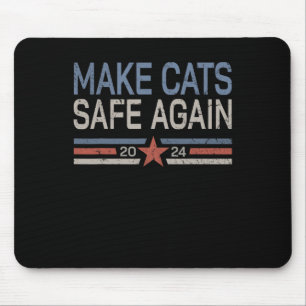 Sichere Katzen 2024 Besitzer der Katzen Mousepad