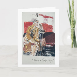 Sichere Reise"-Karte Karte