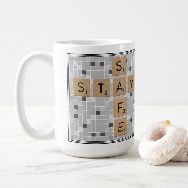 Sichere SpielTiles bleibe Kaffeetasse (Mit Donut)