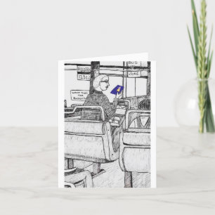 Sicherer Bus 🚌 Dankeskarte