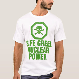 Sicherer grüner nuklearer Power - Avocado-Grün T-Shirt