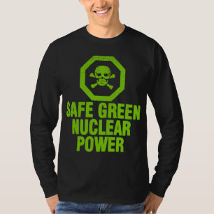 Sicherer grüner nuklearer Power - Avocado-Grün T-Shirt