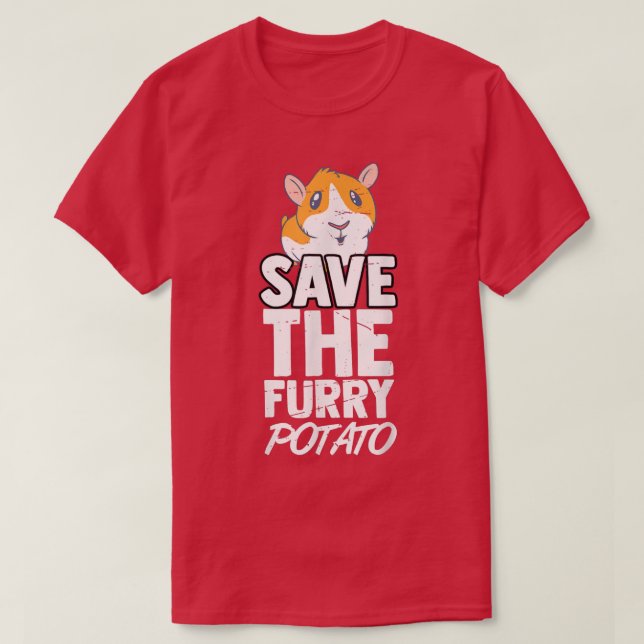 Sicherer Guinea von Furry Potato 135 T-Shirt (Design vorne)