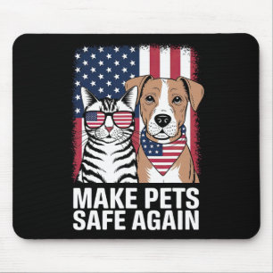 Sicherer Hund für Haustiere 2024 Debatte Cat Dog Mousepad