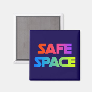 SICHERER ORT – Fetter Regenbogenmagnet Magnet