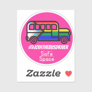 Sicherer Platz Aufkleber