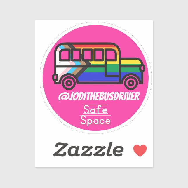 Sicherer Platz Aufkleber (Blatt)