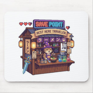 Sicherer Punkt Hier ruhen Reisender - 16-Bit Pixel Mousepad