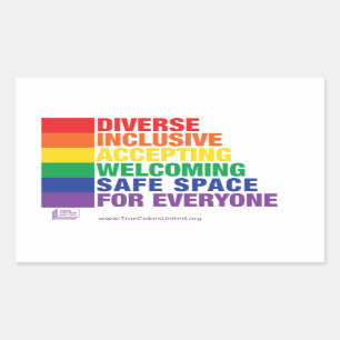 Sicherer Raum-Aufkleber Rechteckiger Aufkleber