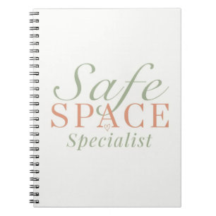 Sicherer Raum Spezialist Schulberater Geschenk Notizblock