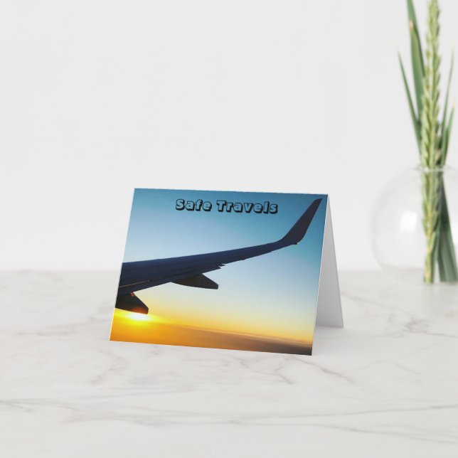 sicherer Sonnenuntergang Karte (Vorderseite)