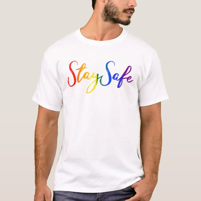 Sicherer Stolz auf Zuhause Social Distancing 2020  T-Shirt (Vorderseite)