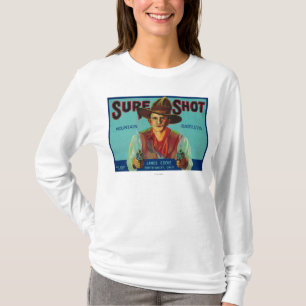 Sicheres Schuss-Birnen-Kiste LabelPotter Tal, CA T-Shirt
