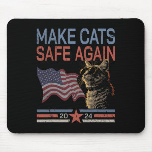 Sicheres Shirt für Katzen Funny 2024 Katzen Liebha Mousepad