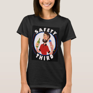 Sicherheit am 4. Juli Dritter Feuerwerksleiter T-Shirt